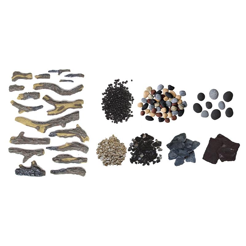18 Piece Oak Deluxe Media Kit - Eternal Flame Outdoors