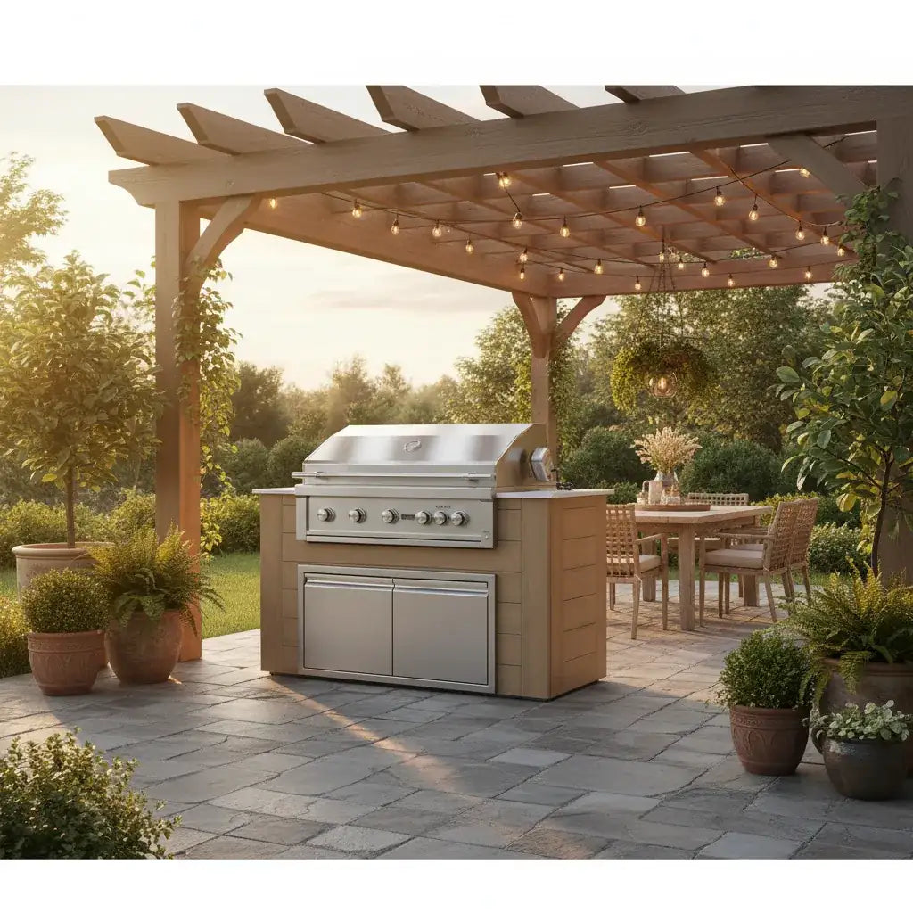 Videl Pacific BBQ Island – Composite with Granite Countertop