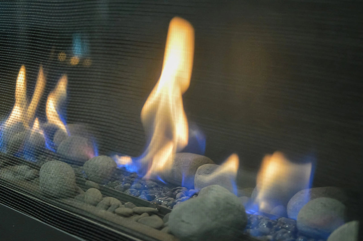 Amanti Sierra Flame Boston 36" Direct Vent Linear Gas Fireplace with Electronic ignition - Eternal Flame Outdoors