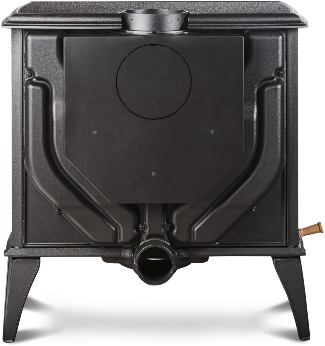 Amanti Sierra Flame Lynwood Wood Burning Stove, Cast Iron, Black - Eternal Flame Outdoors