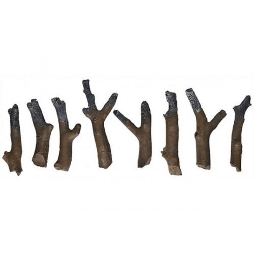 Amantii 8 Piece Natural Wood log set (for use in electric fireplaces only) - Eternal Flame Outdoors
