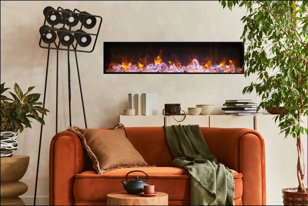 Amantii Panorama Bi-Deep Full View Smart Electric Fireplace - Eternal Flame Outdoors