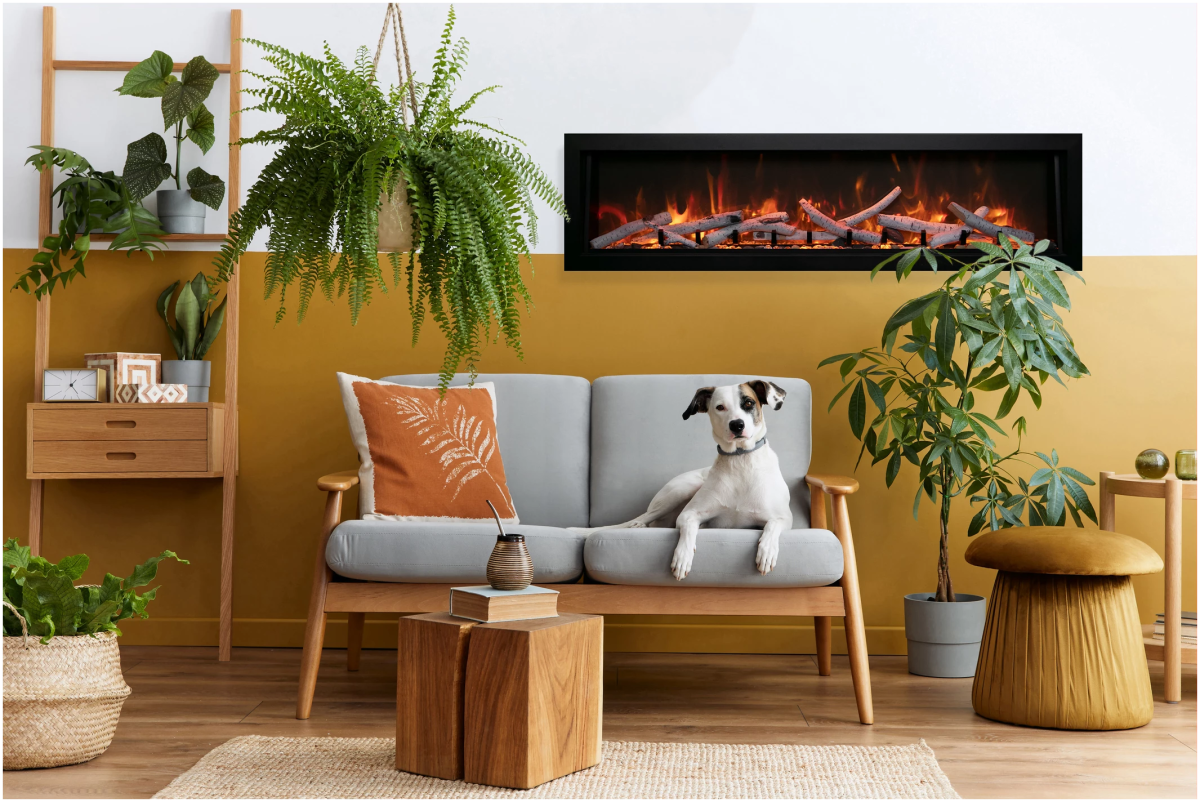 Amantii Panorama Deep XT Full View Smart Electric Fireplace - Eternal Flame Outdoors