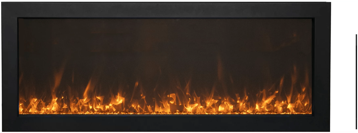 Amantii Panorama Slim Full View Smart Electric Fireplace - Eternal Flame Outdoors