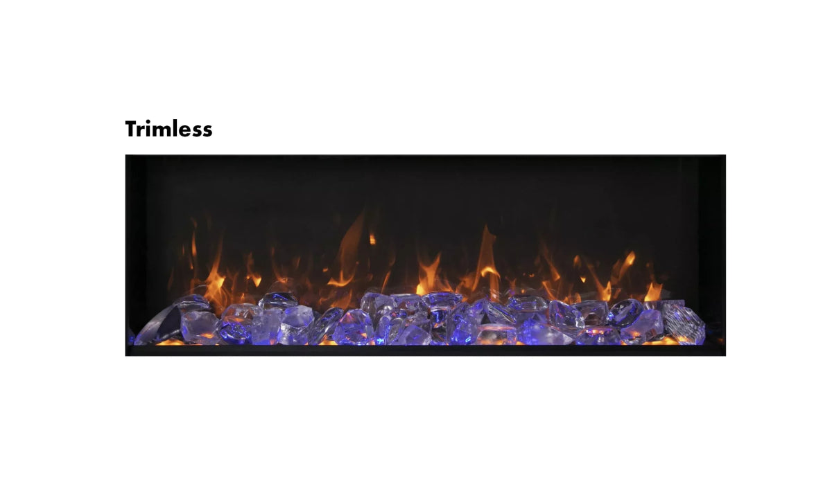 Amantii Panorama Xtraslim Full View Smart Electric Fireplace - Eternal Flame Outdoors