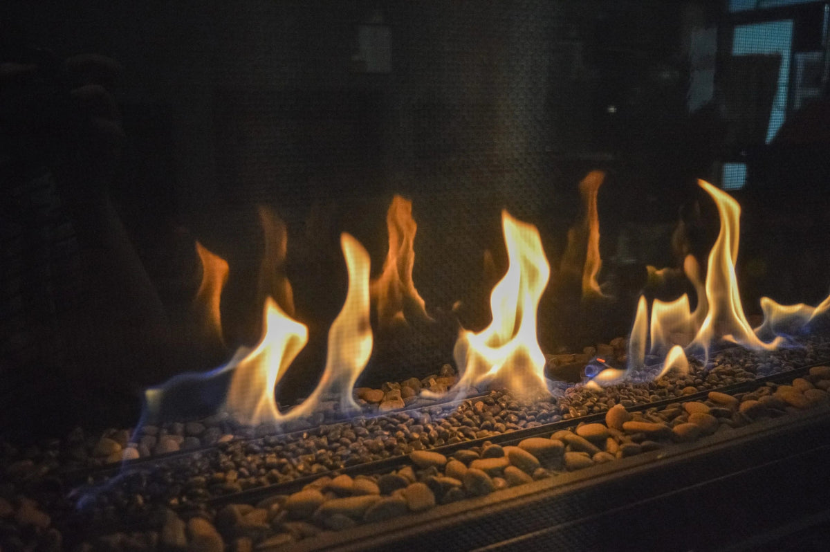 Amantii Sierra Flame Bennett 45" Direct Vent Linear Gas Fireplace - Eternal Flame Outdoors