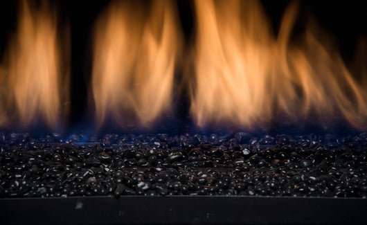 Amantii Sierra Flame Palisade 36" See - thru Direct Vent Linear Fireplace - Eternal Flame Outdoors