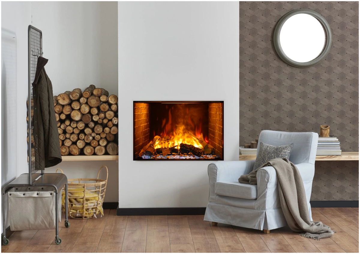 Amantii Signature 38" Built In Smart Electric Fireplace with opti - myst technology by Dimplex - Eternal Flame Outdoors