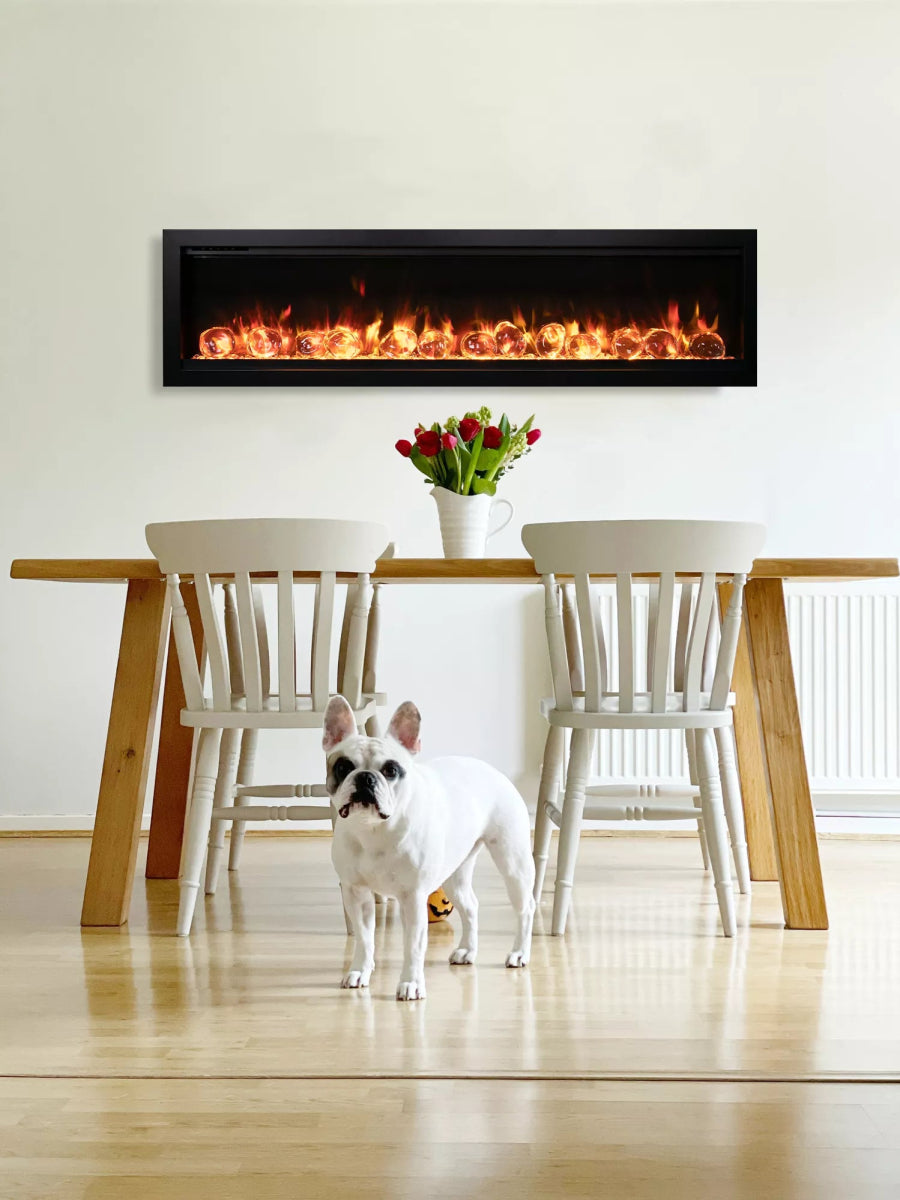Amantii Symmetry Bespoke Electric Built In Fireplace - Eternal Flame Outdoors