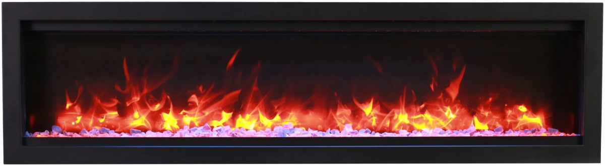 Amantii Symmetry Lumina Electric Fireplace - Eternal Flame Outdoors