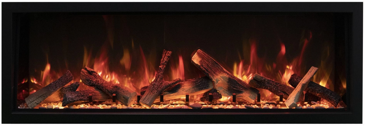 Amantii Symmetry Xtra Tall Bespoke Electric Built In Fireplace - Eternal Flame Outdoors