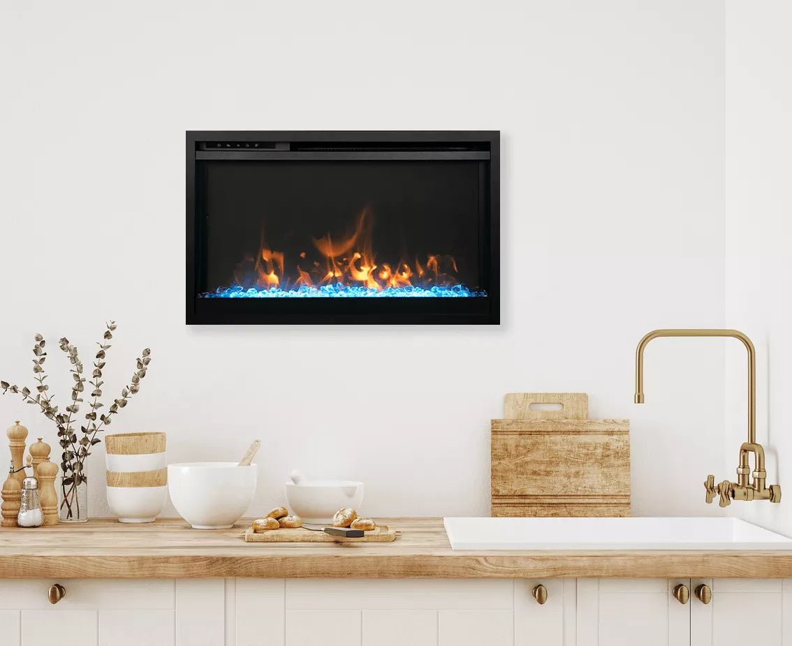 Amantii Traditional Xtraslim Smart Electric Fireplace - Eternal Flame Outdoors