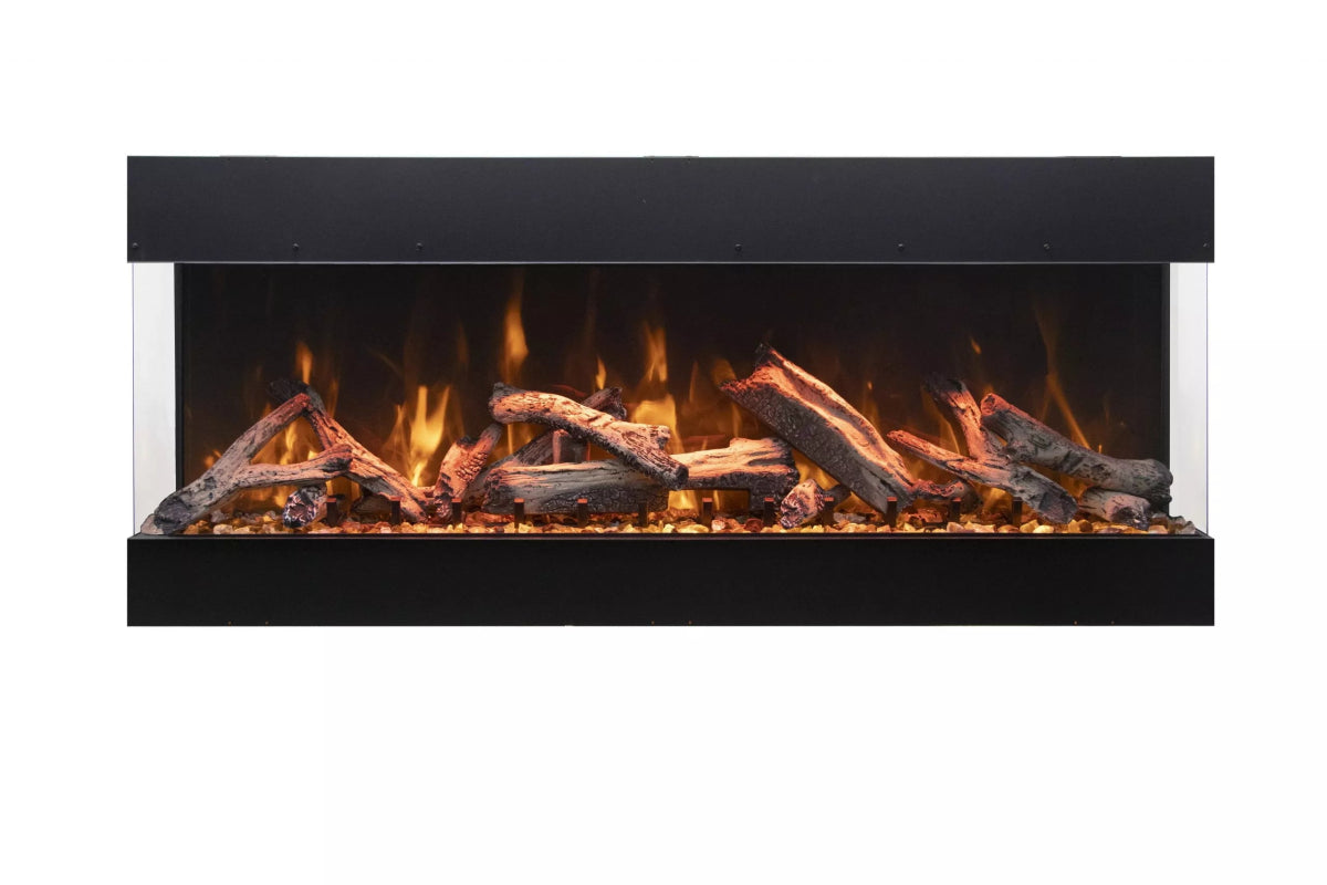 Amantii Tru View Bespoke 3 Sided Electric Fireplace - Eternal Flame Outdoors