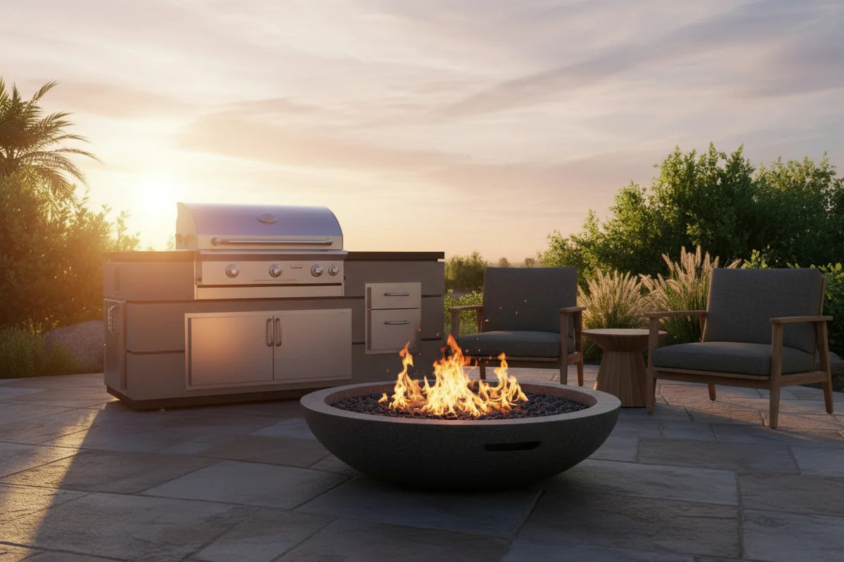 AOG 16" x 39" Stainless Steel Double Access Door for Outdoor Kitchen