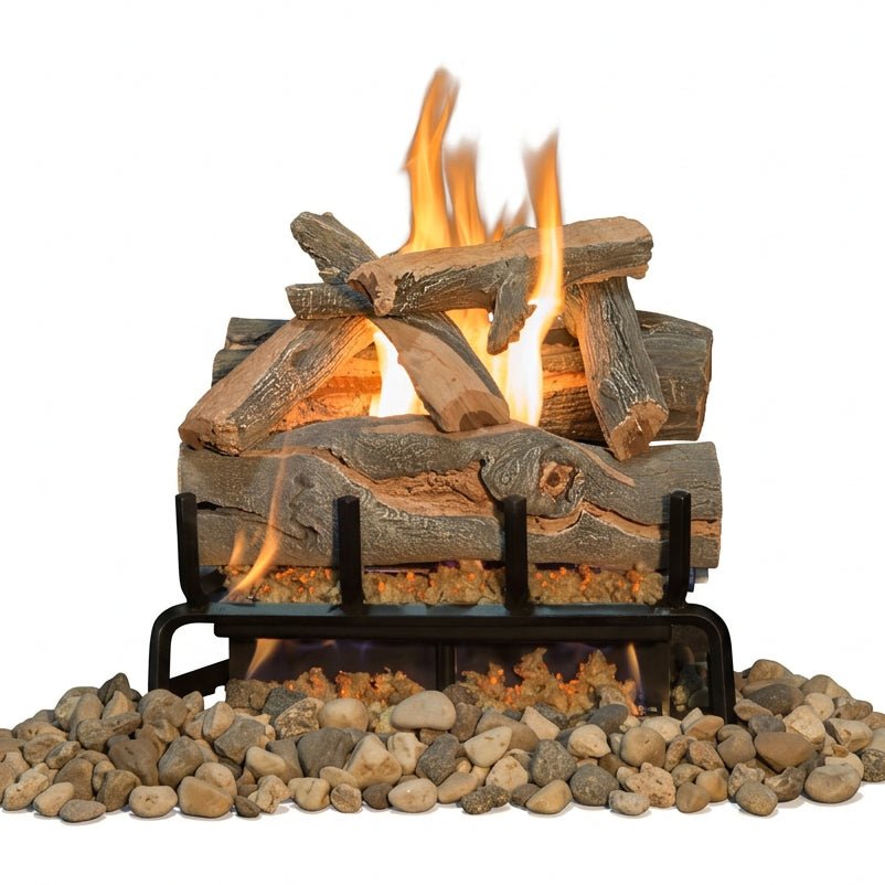 Arizona Juniper Vented Gas Logs - 18" - 42" - Eternal Flame Outdoors