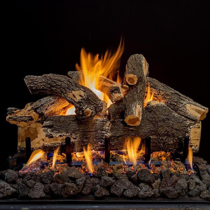 Arizona Weathered Oak Vented Gas Logs - Eternal Flame Outdoors