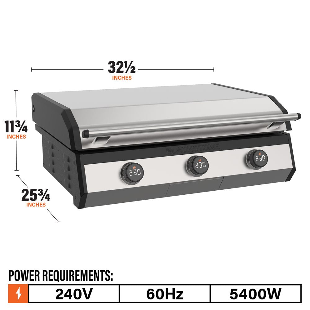 Blackstone 30€ Electric Drop - In Griddle - Eternal Flame Outdoors