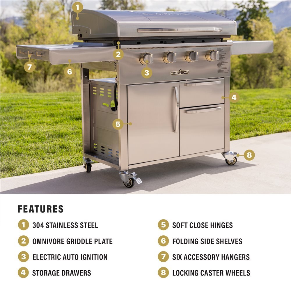 Blackstone Select 36€ Griddle with Cabinet - Eternal Flame Outdoors