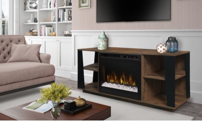Dimplex Arlo Media Console and firebox With Ember Media Kit - Eternal Flame Outdoors