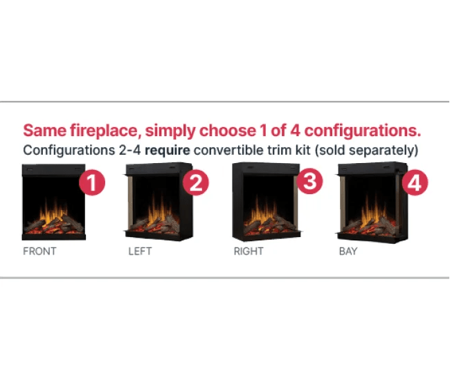 Dimplex Ignite Side Trim Accessory for Aspire Built - in Electric Firebox - Eternal Flame Outdoors
