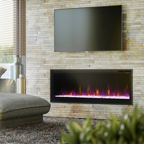 Dimplex Multi-Fire Slim Built-in Linear Electric Fireplace - Eternal Flame Outdoors