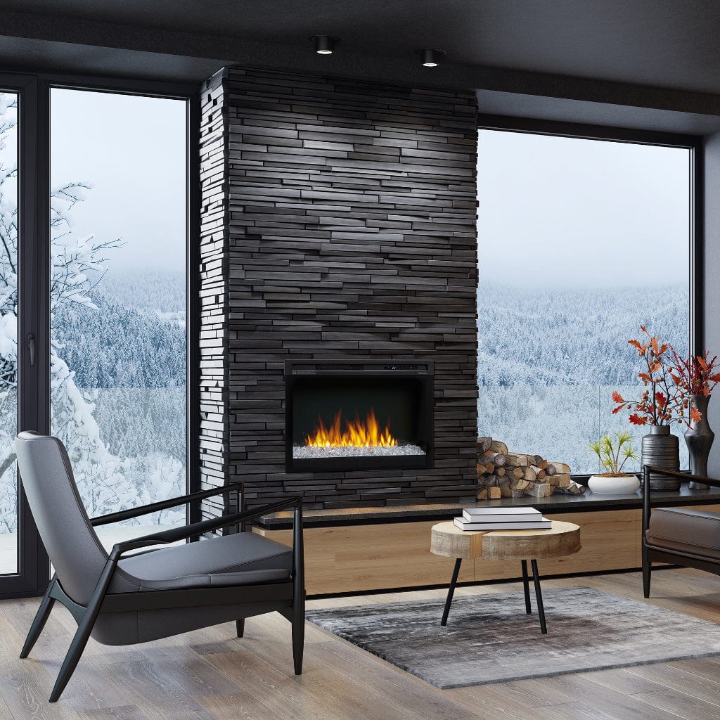 Dimplex Multi - Fire XHD Plug - In Electric Firebox With Acrylic Ember Media Bed - Eternal Flame Outdoors