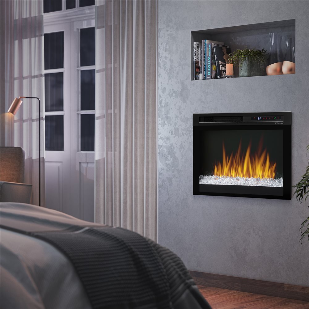 Dimplex Multi - Fire XHD Plug in Electric Firebox with logs - Eternal Flame Outdoors