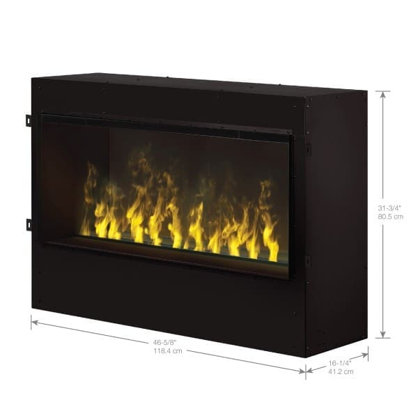 Dimplex Opti - Myst® Pro 1000 Built - In Electric Firebox - Eternal Flame Outdoors