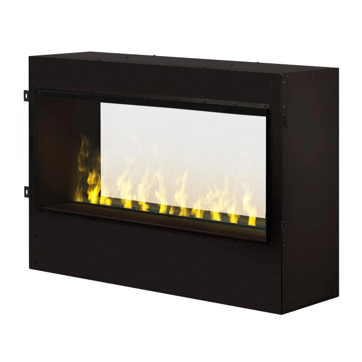 Dimplex Opti-Myst Pro 1500 electric fireplace insert featuring lifelike flames and modern built-in design