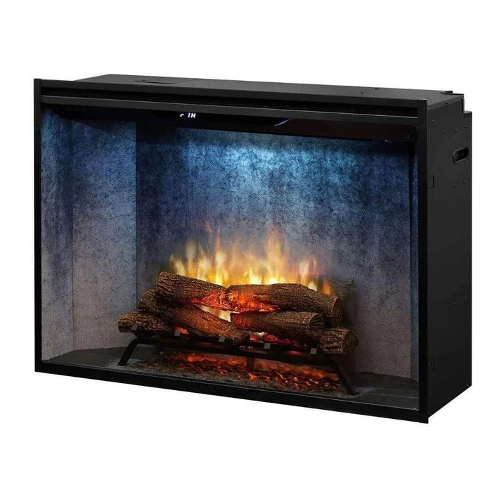 Dimplex Revillusion Built - in Firebox with Glass Pane and Plug Kit - Eternal Flame Outdoors