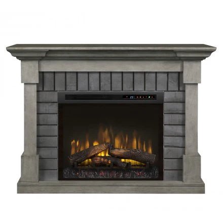 Dimplex Royce Mantel with Electric Fireplace with logs - Eternal Flame Outdoors