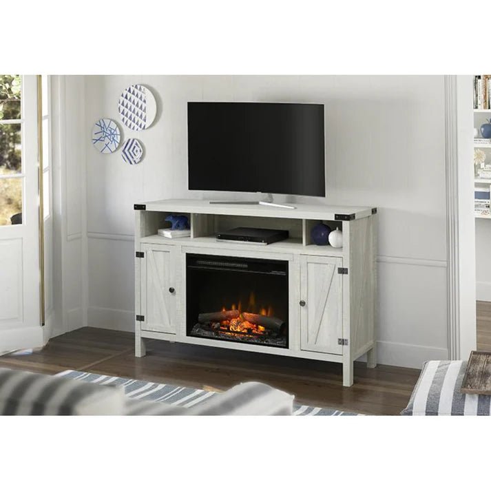 Dimplex Sadie Media Console 23" Electric Fireplace With Logs - Eternal Flame Outdoors