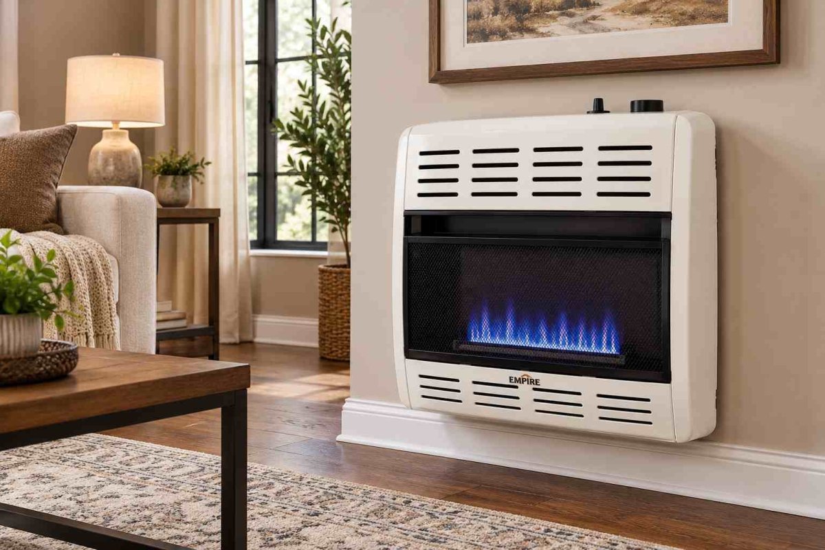 Empire Heating Vent-Free Blue Flame Heater - Eternal Flame Outdoors