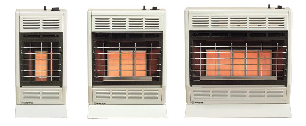 Empire Heating Vent-Free Infrared Heater - Eternal Flame Outdoors