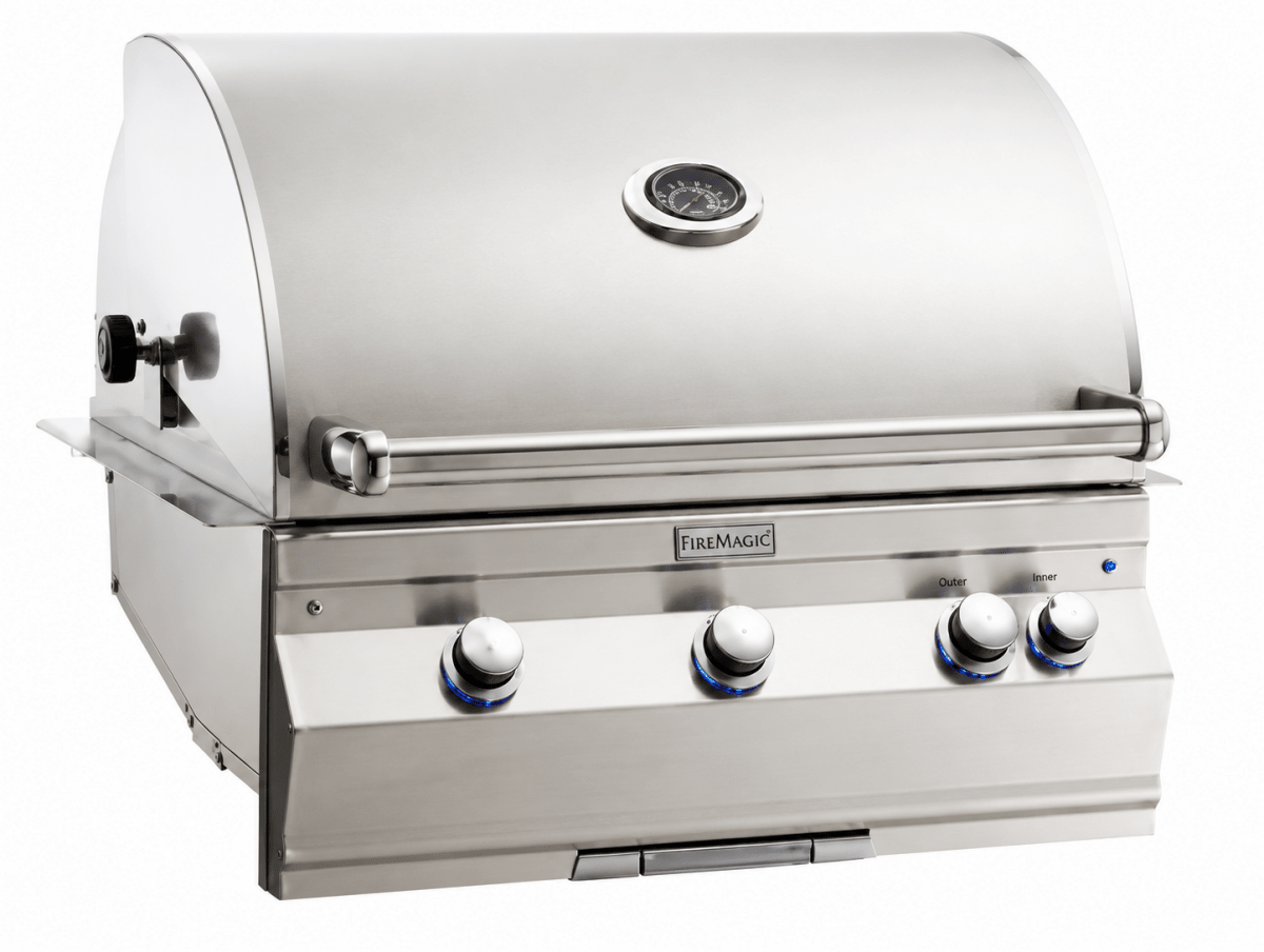 Fire Magic 30" Aurora A660i Gas Grill Head with Analog Thermometer - Eternal Flame Outdoors