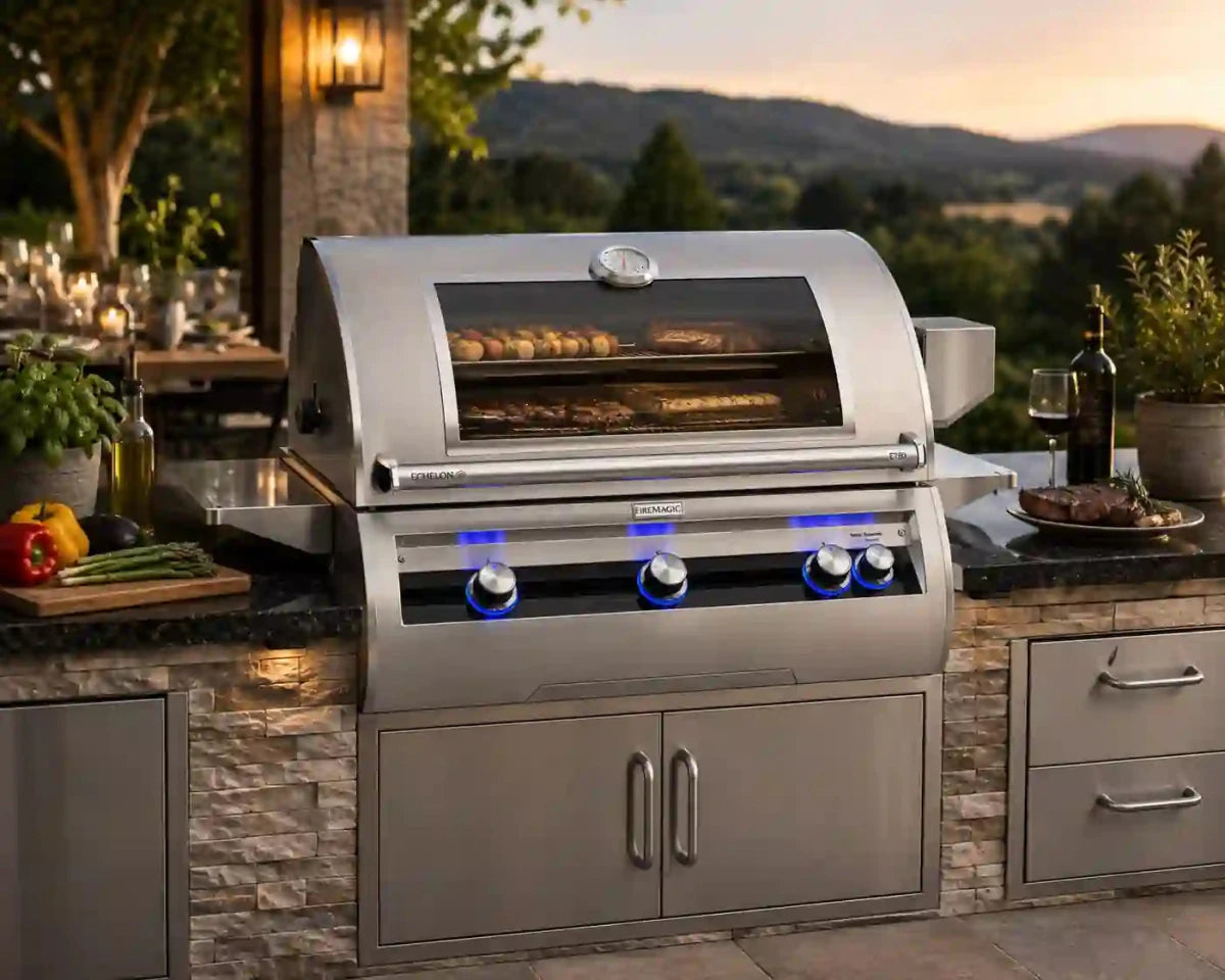 Fire Magic Echelon E790i Gas Grill Head with Digital Thermostat - Eternal Flame Outdoors