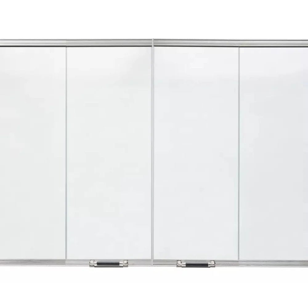 Majestic 42" Stainless Steel Bi - Fold Doors for Cottagewood Wood Fireplace - Eternal Flame Outdoors