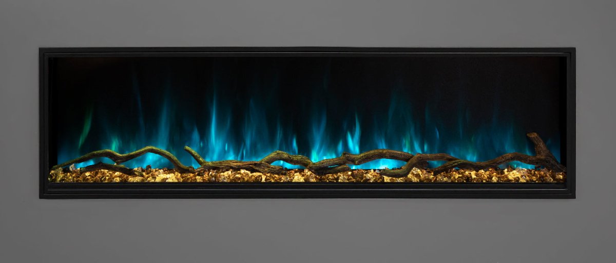 Modern Flame Landscape Pro Slim Built In Electric Fireplace - Eternal Flame Outdoors
