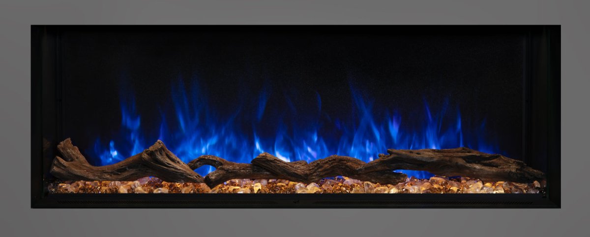 Modern Flame Landscape Pro Slim Built In Electric Fireplace - Eternal Flame Outdoors