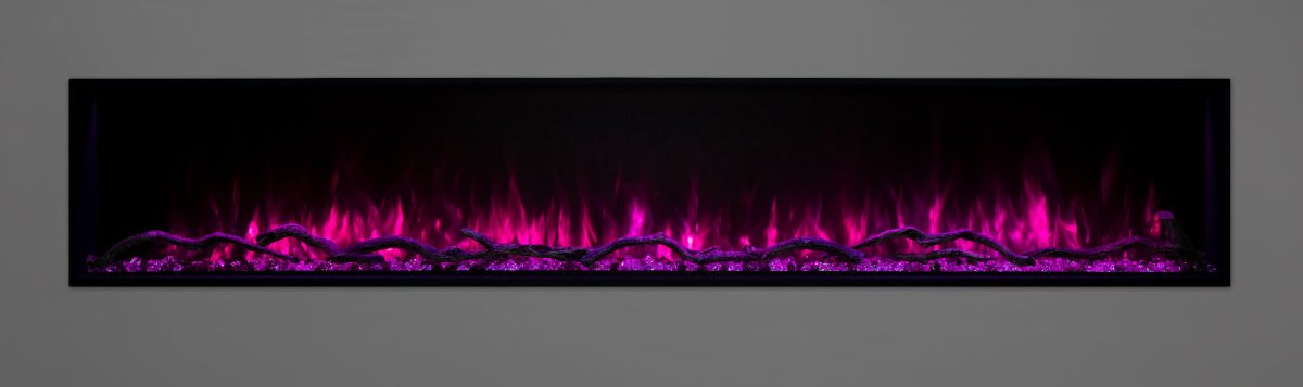Modern Flame Landscape Pro Slim Built In Electric Fireplace - Eternal Flame Outdoors