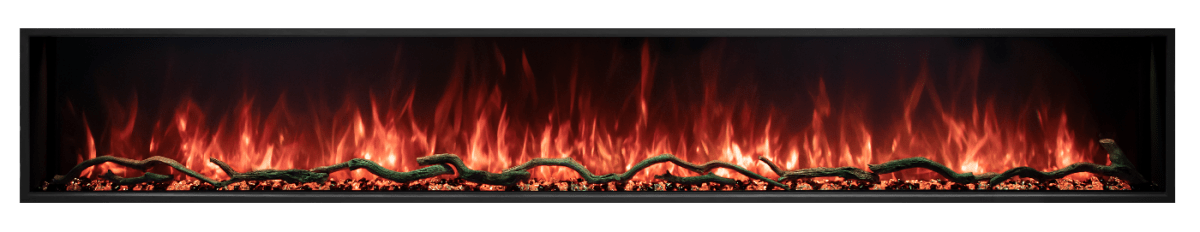 Modern Flame Landscape Pro Slim Built In Electric Fireplace - Eternal Flame Outdoors