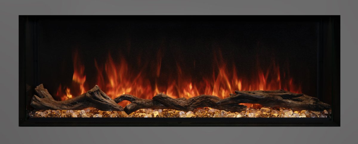 Modern Flame Landscape Pro Slim Built In Electric Fireplace - Eternal Flame Outdoors
