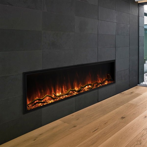 Modern Flame Landscape Pro Slim Built In Electric Fireplace - Eternal Flame Outdoors