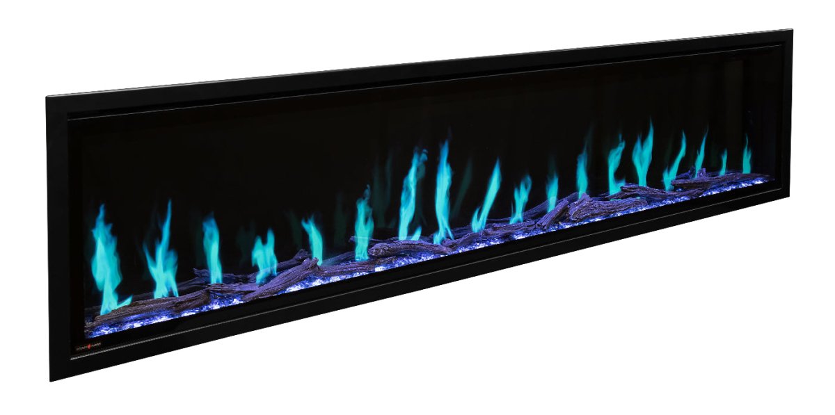 Modern Flame Orion Slim (Heliovision) Recessed Electric Fireplace - Eternal Flame Outdoors