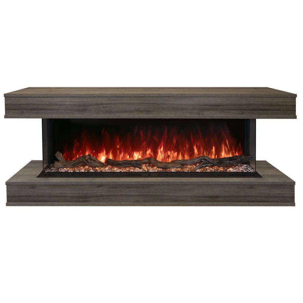 Modern Flame Studio Suite Floating Mantel Set for Orion Multi - Eternal Flame Outdoors