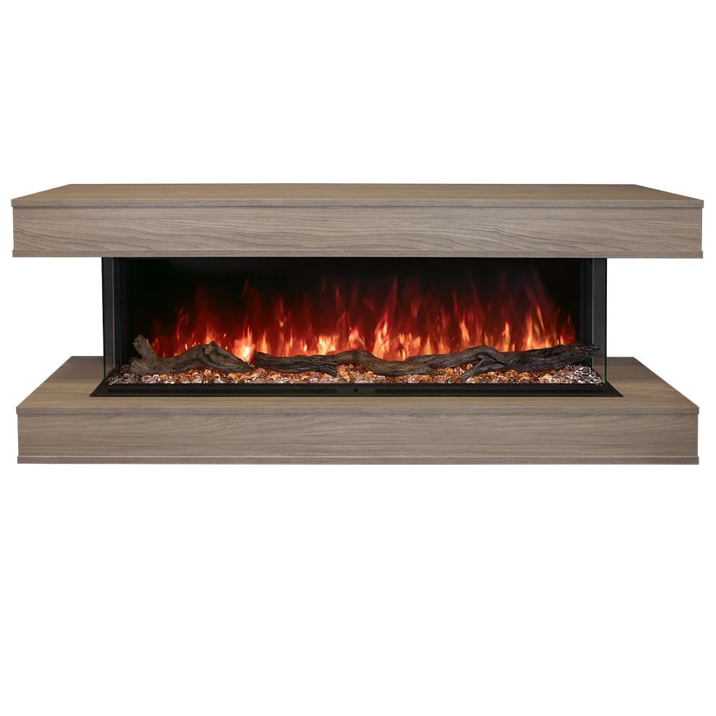 Modern Flame Studio Suite Floating Mantel Set for Orion Multi - Eternal Flame Outdoors