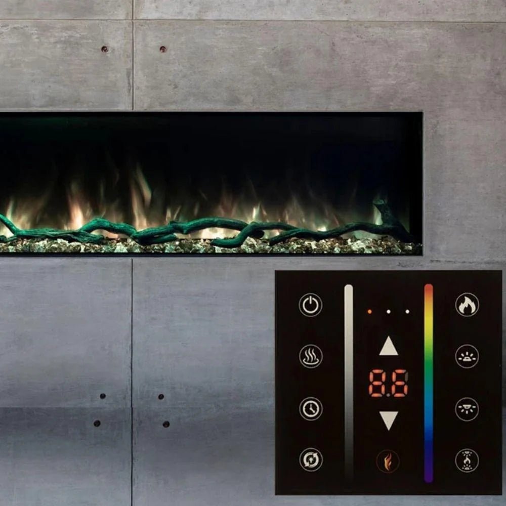 Modern Flame Thermostat and Wall touch Remote control Kit for Landscape Pro (Multi or Slim) - Eternal Flame Outdoors