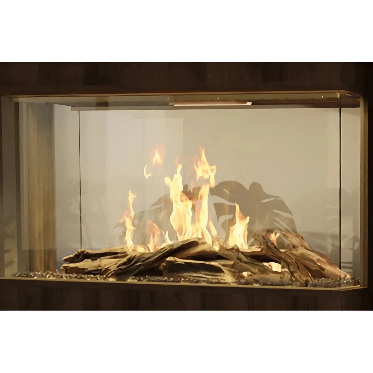 Modern Flames Nova Clear 48-Inch See-Through Electric Fireplace - Eternal Flame Outdoors