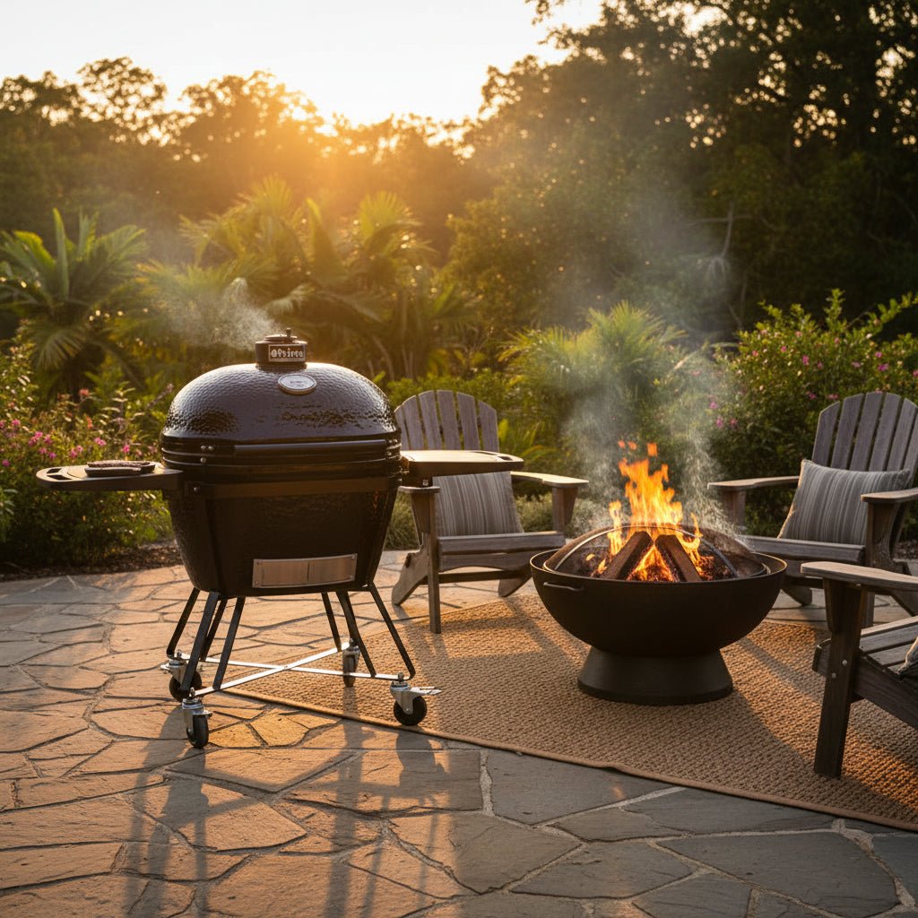 Primo XL Oval Charcoal Grill – All-In-One - Eternal Flame Outdoors