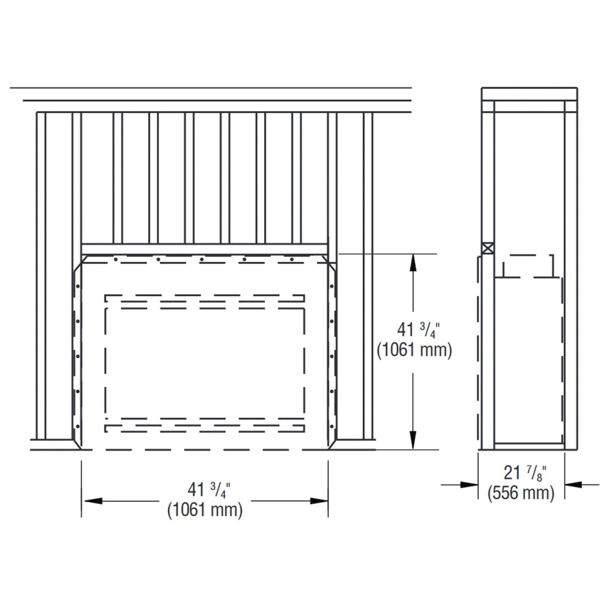 Superior Paneled Wood Fireplace WRE3000 Series - Eternal Flame Outdoors